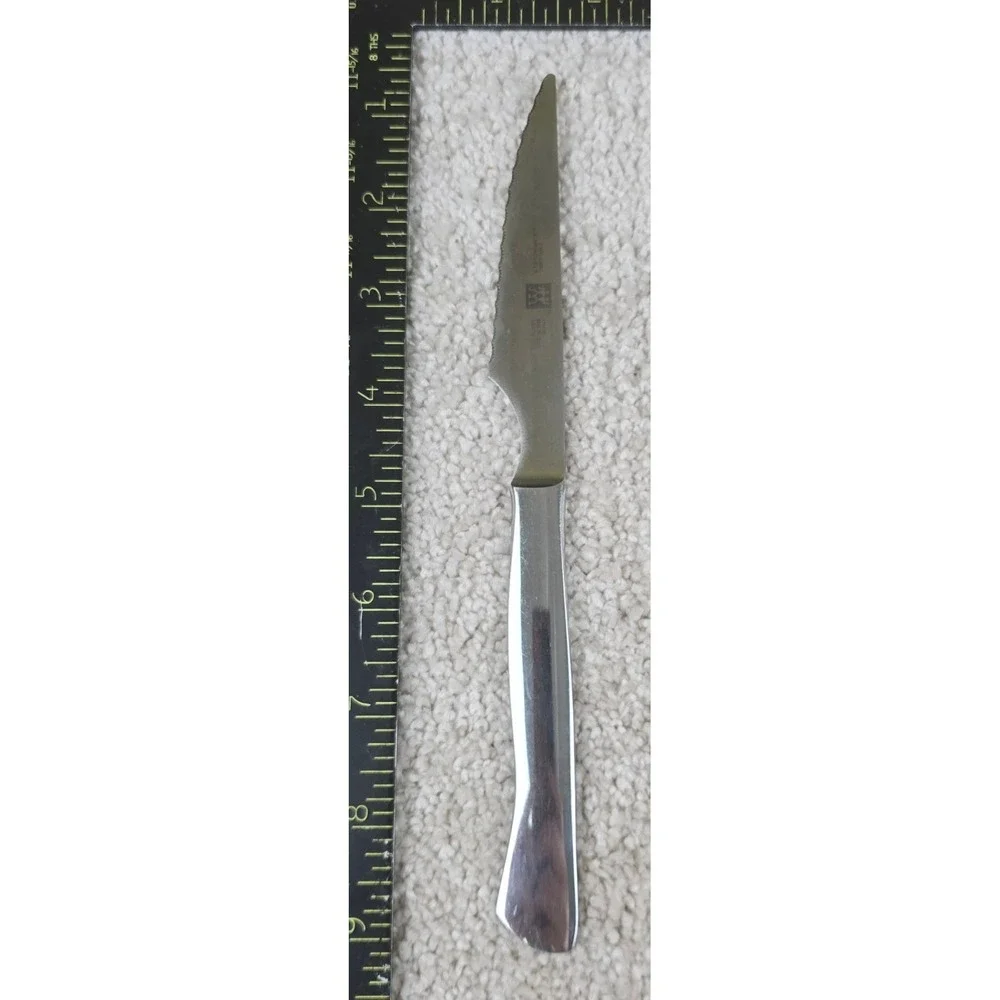 Zwilling J.A. Henckels Steak Knife Silver Stainless Steel Serrated Blade
